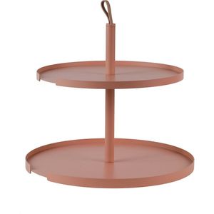 DesignBite Cake Stand - Etagere 2 lagen Metaal Clay