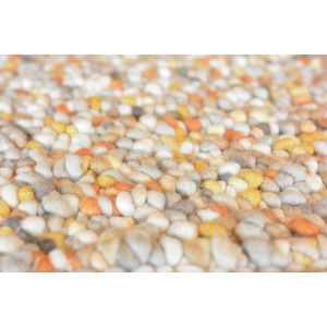 Brink en Campman - Vloerkleed Brink en Campman Pebble Touch of Orange Vloerkleed - 140x200  -  -  Tapijt -  -