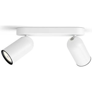 Philips Pongee opbouwspot - 2-lichts - wit