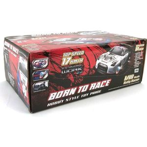 Born to Race Extreme Work RC Raceauto met Licht 1:18 Assorti