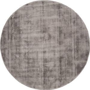 Karpet Viscose Rond Dark Grey ø200 cm