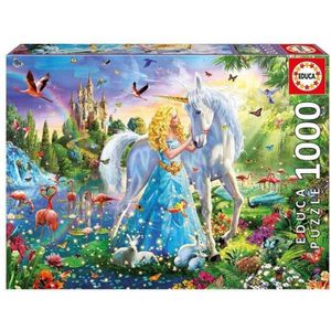 Puzzel Educa The Princess And The Unicorn 500 Onderdelen 68 x 48 cm