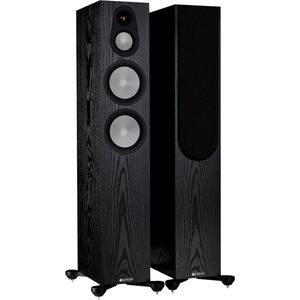 Monitor Audio Silver 300 7G - Luidsprekers - Rigid Surface Technology - Hoogglans Eiken (Zwart)