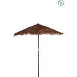 J-Line Parasol Cocobladeren Bruin Large