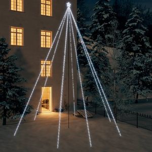 Kerstboomverlichting 1300 LED&#39;s binnen/buiten 8 m koudwit