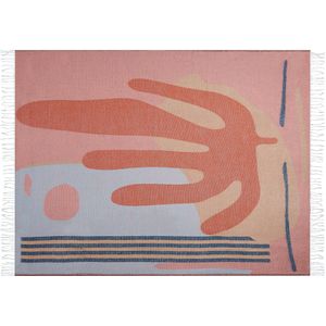 RESHA - Plaid - Multicolor - 130 x 170 cm - Polyester