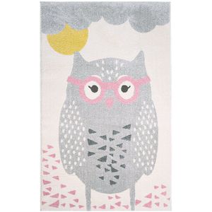Nattiot - Pepa Owl Vloerkleed Voor Kinderkamer - Tapijt 100 x 150 cm