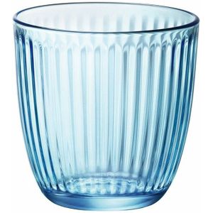 Bormioli Rocco Drinkglazen - 6x - Blauw - Tumbler Glas - 290 ml