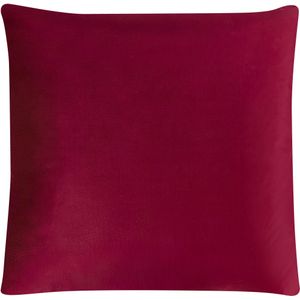 PINUS - Sierkussen set van 2 - Rood - 45 x 45 cm - Fluweel