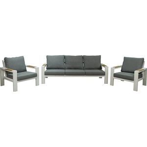 Buitengewoon Boet Benton Loungeset 3 dlg. - Wit