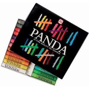Talens Panda oliepastel, doos van 24 pastels