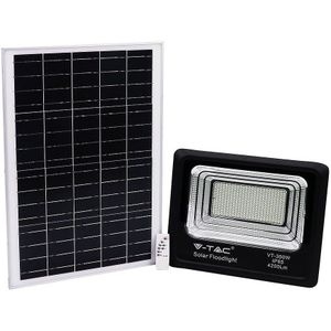 V-TAC 0  Schijnwerpers op zonne-energie - 50W - Zwart - IP65 - 4200 Lumen - 6000K