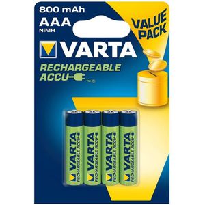 Varta Rechargeable Accu AAA 800 mAh BLS4