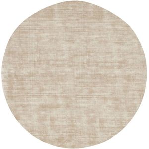 MUST Living Carpet La Belle round medium,Ø200 cm, beige, 100% viscose