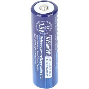 XTAR AA 1,5V 4150mWh 2500mAh lithium-ion batterij 50,3x14,3mm, constante hoge spanning, bijzonder ge