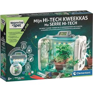 Clementoni - Hi-Tech Kweekkas - STEM Speelgoed - Broeikas - Groene Vingers