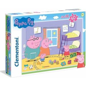 Clementoni Peppa Pig Legpuzzel (60 stukjes, Kinderpuzzel)