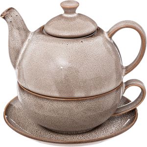 Secret de gourmet - Theepot + kop - Taupe