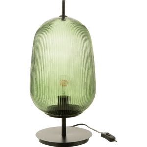 J-Line tafellamp Oasis - glas - groen - large