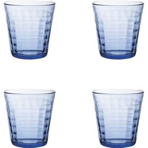 Duralex Prisme Waterglas 27,5 cl - Gehard glas - 4 stuks