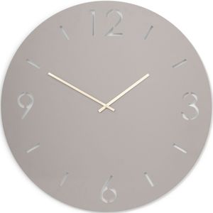 TIME Ø 80 Klok - Silky Taupe