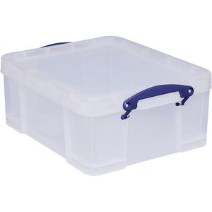 Really Useful Box opbergdoos 21 liter, transparant