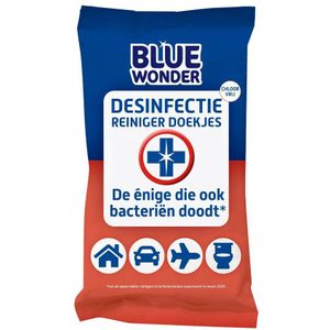 HG - Blue Wonder Desinfectie-reiniger Doekjes - 12x20 doekjes