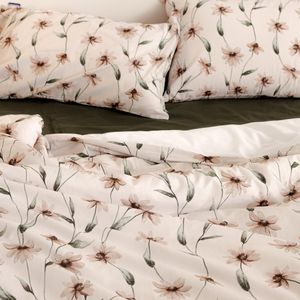Happy Friday Duvet cover Tinny bloom 220x220 cm (Double) Multicolor