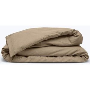 Hypnia Perkal dekbedovertrek - Taupe / 200 x 200 (cm)