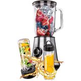 MPM Multifunctionele Blender to go - Smoothie Maker met 2 extra Flessen - 450W