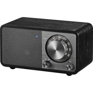 Sangean WR-7 PLUS - FM Radio - Houten Behuizing - Midnight Oak - Bluetooth
