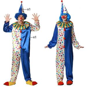 Kostuums voor Volwassenen Clown Blauw Maat XS/S