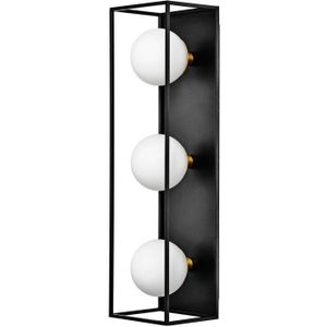 LEDVANCE DECOR Vierkante badkamer wandlamp IP44, zwart, G9