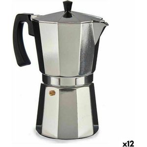 Italiaanse Koffiepot Aluminium 650 ml (12 Stuks)