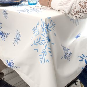 Happy Friday Tablecloth Snow crystal 145x150 cm Multicolor