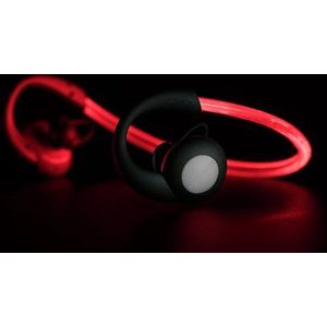 Boompods Sportpods Vision - Draadloze In-Ear Sportkoptelefoon - Lichtgevend - Rood