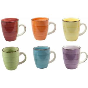 Tavola - Koffiebeker - Uni - Assorti 6 Stuks