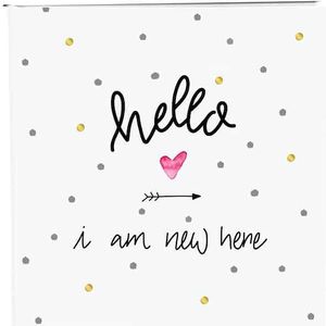 Goldbuch - Fotoalbum Hello I am new here - 30x31 cm Fotoalbum Hello I am new here - 30x31 cm