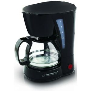 Esperanza EKC006 Koffiezetapparaat Herbruikbare Filter Druppelstop Glazen Kan 0,6L