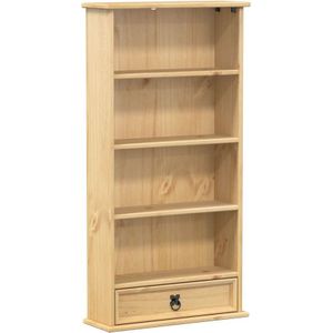 vidaXL - Cd-kast - Corona - 52x17,5x103 - cm - massief - grenenhout