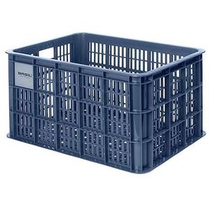 Gerecyclede fietskrat Basil Crate L 40.0 liter 39 x 49 x 26 cm - bluestone