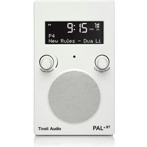 Tivoli Audio PAL+ BT - DAB+/FM Bluetooth luidspreker - 16 uur batterijduur - Wit