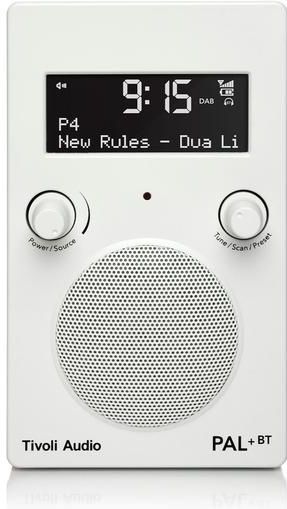 Tivoli Audio PAL+ BT - DAB+/FM Bluetooth luidspreker - 16 uur batterijduur - Wit