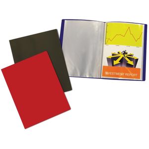 Beautone showalbum, A4, 40 tassen, in geassorteerde kleuren 12 stuks