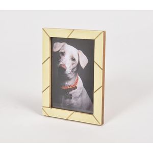 Mdf Photo frame with brass accents