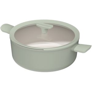 LEO Kookpot antikleef met deksel Balance Sage - Ø 28cm - Sage -