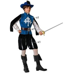 Kostuums voor Kinderen Musketier Blauw Maat 3-4 Jaar