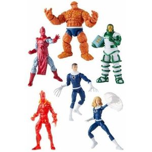 Actiefiguren Hasbro Marvel Legends Fantastic Four Vintage 6 Onderdelen