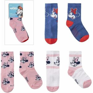 Sokken Minnie Mouse 3 Onderdelen Schoenmaat 31-34
