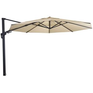 Zweefparasol VirgoFlex ecru, kantelbaar, diameter 350 cm